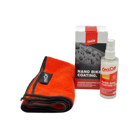 Cyclon Nano Bike Coating – 100ml Spray Inc. Microfibre Cloth