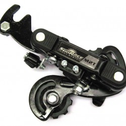 Sunrace RDM2TSB Rear Derailleur, Short Cage with Hanger