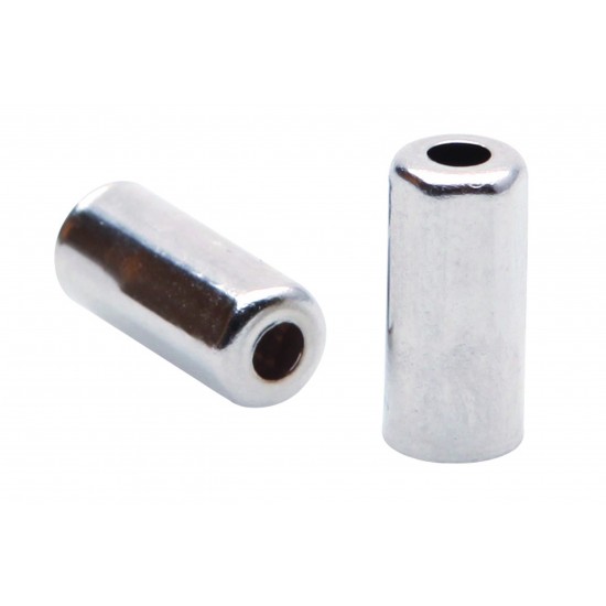 Elvedes ELV1167 Brass ‘Hexagon’ Ferrules – 5mm Silver 200 Elvedes ELV1167 Brass ‘Hexagon’ Ferrules – 5mm Silver 200