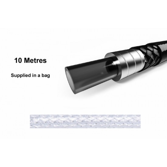 Elvedes 182038-10 Braided Outer Brake Cable – Silver 10m