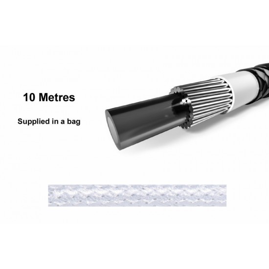 Elvedes 182041 Braided Outer Gear Cable – 5mm Silver 10m