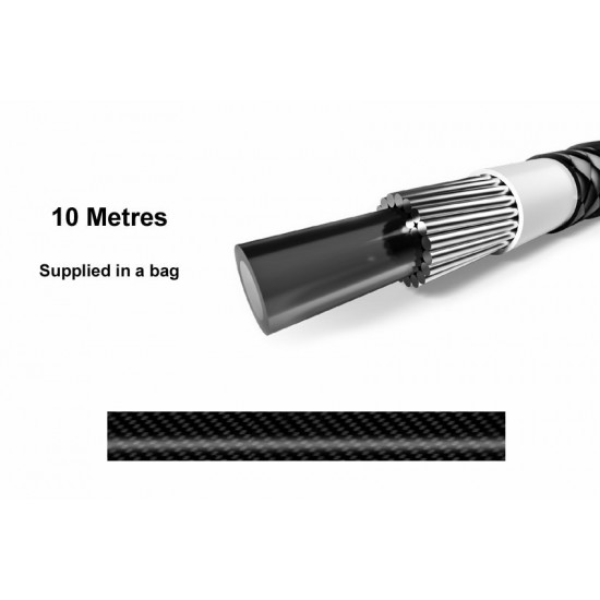Elvedes 2010016 Braided Outer Brake/Gear Cable – Carbon 10m Elvedes 2010016 Braided Outer Brake/Gear Cable – Carbon 10m