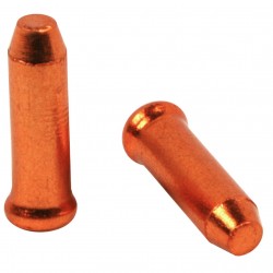 Elvedes Aluminium Endcaps – 2.3mm Orange Pack of 10 CP2012017