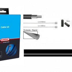 Elvedes 2015002 Basic Gear Cable Kit – Black Elvedes 2015002 Basic Gear Cable Kit – Black
