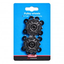 Elvedes CP2017086 Pulley Wheels 2×11T Sealed Bearings