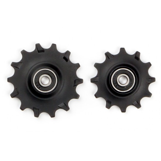 Elvedes 2017102 Pulley Wheels 1×12T & 1x14T Sealed Bearings Elvedes 2017102 Pulley Wheels 1×12T & 1x14T Sealed Bearings