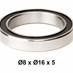 Elvedes 2017105 High Precision Sealed Bearing 688 2RS Elvedes 2017105 High Precision Sealed Bearing 688 2RS