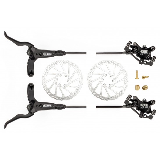 Elvedes 2017132 Complete Hydraulic Disc Brake System