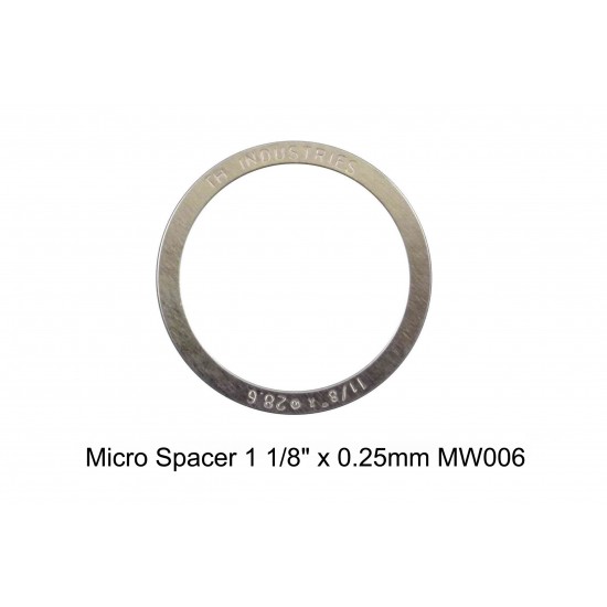 Elvedes 2017144 Micro Spacer 1 1/8 x 0.25mm MW006 Elvedes 2017144 Micro Spacer 1 1/8 x 0.25mm MW006