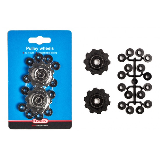Elvedes 2017231 Pulley Wheels 2×10T Standard Sealed Bearings Elvedes 2017231 Pulley Wheels 2×10T Standard Sealed Bearings