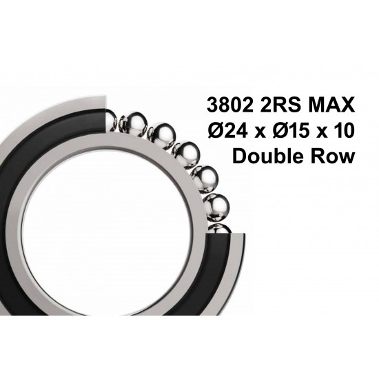 Elvedes 2020066 MAX Sealed Bearing Double Row 3802 2RS MAX Elvedes 2020066 MAX Sealed Bearing Double Row 3802 2RS MAX
