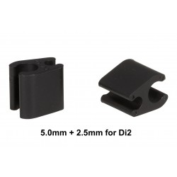 Elvedes Plastic Duo Cable Clips – Black Pack of 10 CP2020101
