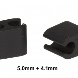 Elvedes Plastic Duo Cable Clips – Black Pack of 10 CP2020103 Elvedes Plastic Duo Cable Clips – Black Pack of 10 CP2020103