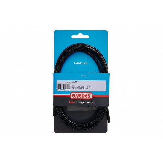 Elvedes 2021071 Outer Brake Cable – Black 1800mm Elvedes 2021071 Outer Brake Cable – Black 1800mm