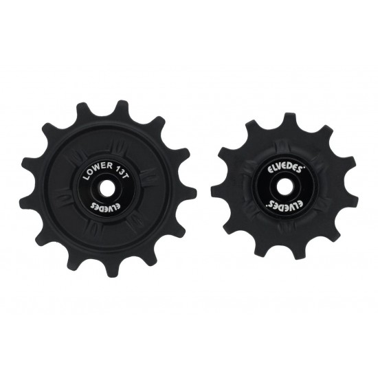 Elvedes 2022004 Pulley Wheels 1×11T & 1x13T for Shimano 11sp Elvedes 2022004 Pulley Wheels 1×11T & 1x13T for Shimano 11sp