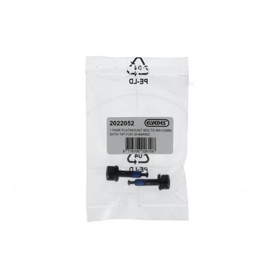 Elvedes 2022052 Flatmount Bolts for Shimano – M5 x 23mm Pr Elvedes 2022052 Flatmount Bolts for Shimano – M5 x 23mm Pr