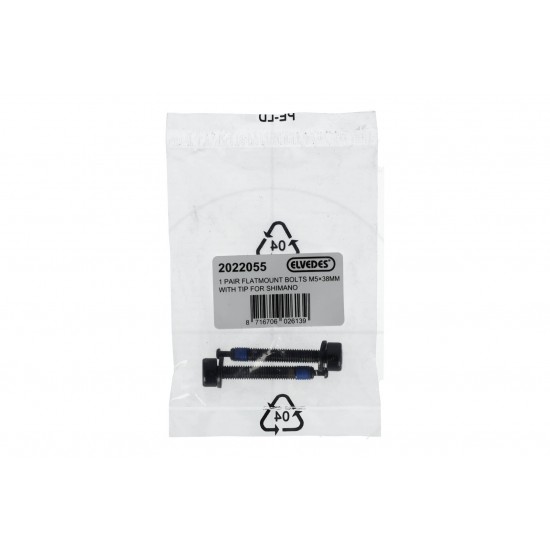 Elvedes 2022055 Flatmount Bolts for Shimano – M5 x 38mm Pr Elvedes 2022055 Flatmount Bolts for Shimano – M5 x 38mm Pr