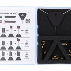 Elvedes 2022058 Brake Hose Measurement Tool Kit with Universal Inserts Elvedes 2022058 Brake Hose Measurement Tool Kit with Universal Inserts