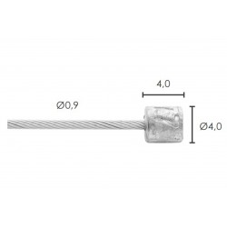 Elvedes 2023091 Stainless Inner Gear Cable – 31 Strands/0.9mm Ea