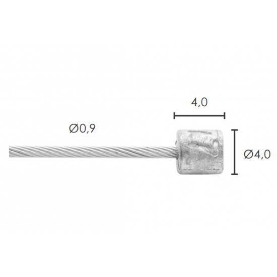 Elvedes 2023091 Stainless Inner Gear Cable – 31 Strands/0.9mm Ea Elvedes 2023091 Stainless Inner Gear Cable – 31 Strands/0.9mm Ea