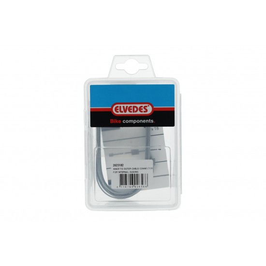 Elvedes 2023182 Inner to Outer Cable Connector Set for Internal Guiding