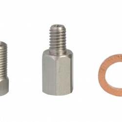 Elvedes M6 x 1 connector set for Elvedes Hydro Hose Only – ELV2024070 4 Sets Elvedes M6 x 1 connector set for Elvedes Hydro Hose Only – ELV2024070 4 Sets