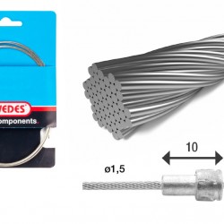 Elvedes 6412RVS-49 Stainless Inner Brake Cable – Road Ea Elvedes 6412RVS-49 Stainless Inner Brake Cable – Road Ea