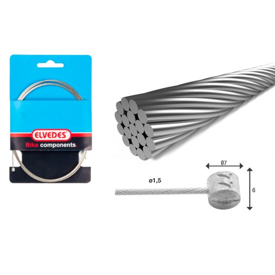 Elvedes 6426 Galvanised Inner Brake Cable – ATB Ea
