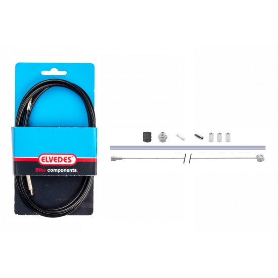 Elvedes 6445-3 Complete Univ. Stainless Brake Cable – Silver Elvedes 6445-3 Complete Univ. Stainless Brake Cable – Silver