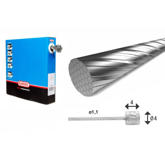 Elvedes 6472RVS-49-SLICK Stainless Inner Gear Cable 50 Elvedes 6472RVS-49-SLICK Stainless Inner Gear Cable 50