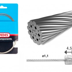 Elvedes 6472RVS-SHIM Stainless Inner Gear Cable Ea