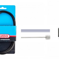 Elvedes 6479-3 Complete Univ. Stainless Gear Cable – Silver