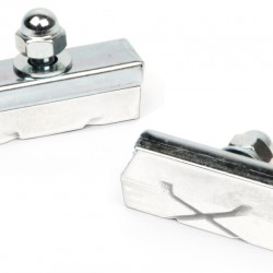 Elvedes Caliper Brake Pads – X-Pattern WHITE 6843 Pr