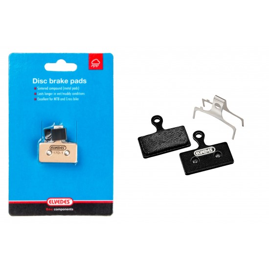 Elvedes 6894 Medium Metallic Disc Brake Pads – Shimano Pr Elvedes 6894 Medium Metallic Disc Brake Pads – Shimano Pr
