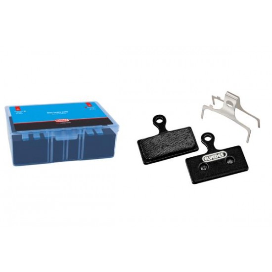 Elvedes 6894 Medium Metallic Disc Brake Pads – Shimano Box 25prs Elvedes 6894 Medium Metallic Disc Brake Pads – Shimano Box 25prs