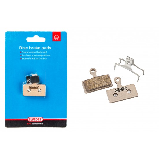 Elvedes 6894 Hard Sintered Disc Brake Pads – Shimano Pr