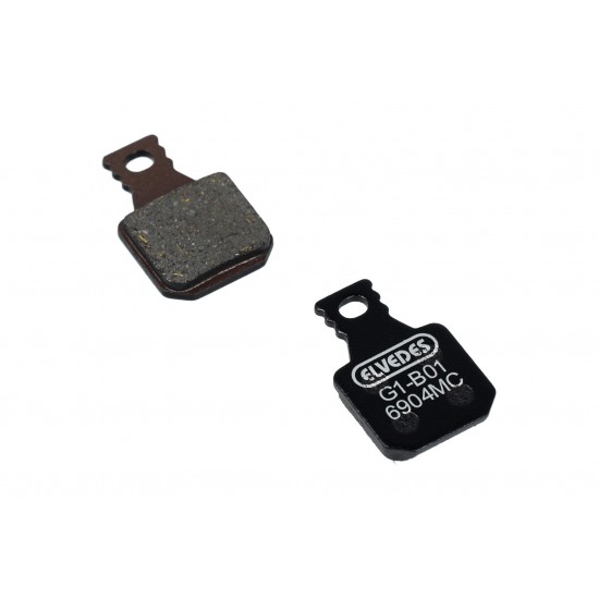 Elvedes 6904 Medium Metallic Disc Brake Pads – Magura MT5/7 2 Prs = 1 Set