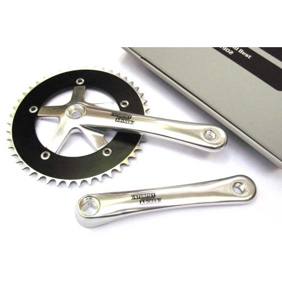 Sturmey Archer FCT28 Single Chainset – 48T x 170mm Polished Sturmey Archer FCT28 Single Chainset – 48T x 170mm Polished