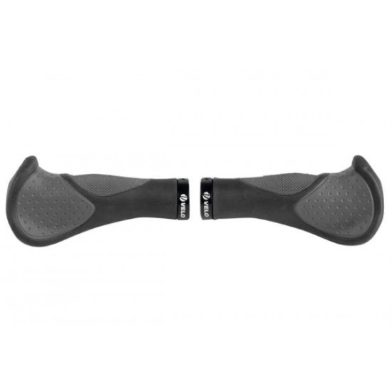 Velo Ergonomic Ergogel D3 Grips – Black/Grey Pair Velo Ergonomic Ergogel D3 Grips – Black/Grey Pair