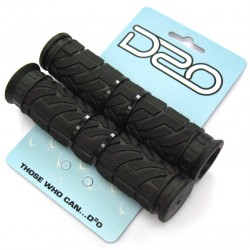 D2O Krayton Rubber ATB Grips – Black Pair D2O Krayton Rubber ATB Grips – Black Pair