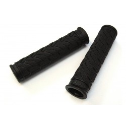 D2O BULK Krayton Rubber ATB Grips – Black Pair