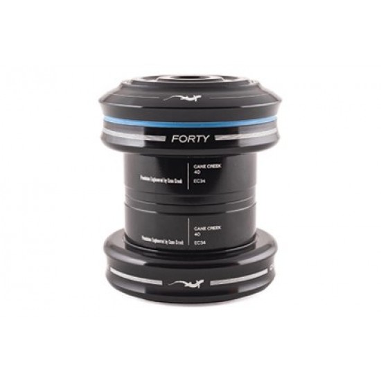 BULK Cane Creek 40.EC34 1 1/8″ Alloy A-Head Set – Black