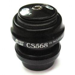 YST CS568 1 1/8″ Steel A-Head Set – Black