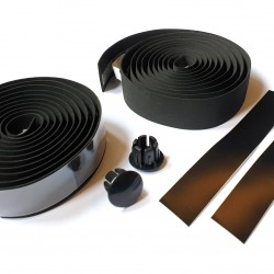 CD EVA Cushioned 4mm Thick Handlebar Tape – Black OEM Packed
