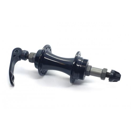 CD Rear QR Road Hub M10 x 130mm x 140mm x 14G x 36H, 7sp BLACK CD Rear QR Road Hub M10 x 130mm x 140mm x 14G x 36H, 7sp BLACK