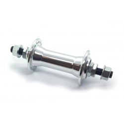 CD Front Nutted Hub 14Gx36H, 3/8 Axle, Silver