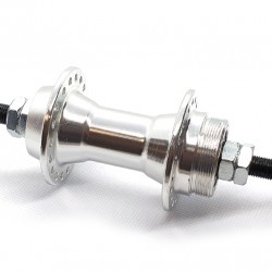 CD Rear Nutted Hub Single Speed 14Gx36H, 3/8 Axle, Silver CD Rear Nutted Hub Single Speed 14Gx36H, 3/8 Axle, Silver