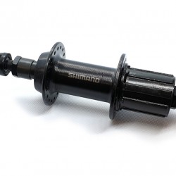 CD Rear QR Hub 36H Loose balls 8/9/10 spd Cass BLACK CD Rear QR Hub 36H Loose balls 8/9/10 spd Cass BLACK