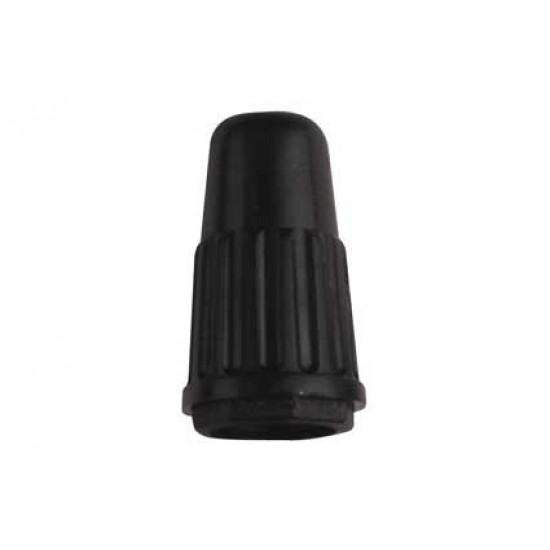 CD Presta Plastic Dust Caps – Black
