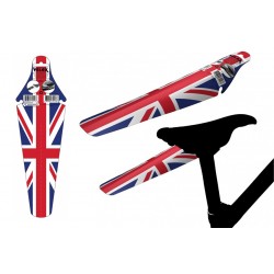 Velox Under Saddle Snap-On Fender – Union Jack Design Velox Under Saddle Snap-On Fender – Union Jack Design